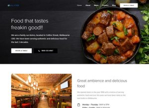 Restauran Style Demo- Twenty Eight